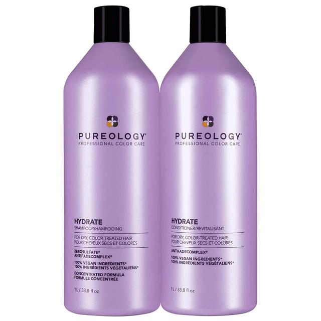 Pureology Hydrate Shampoo and Conditioner Moisturising Supersize Bundle for Dry Hair, Sulphate Free for a Gentle Cleanse on Productcaster.