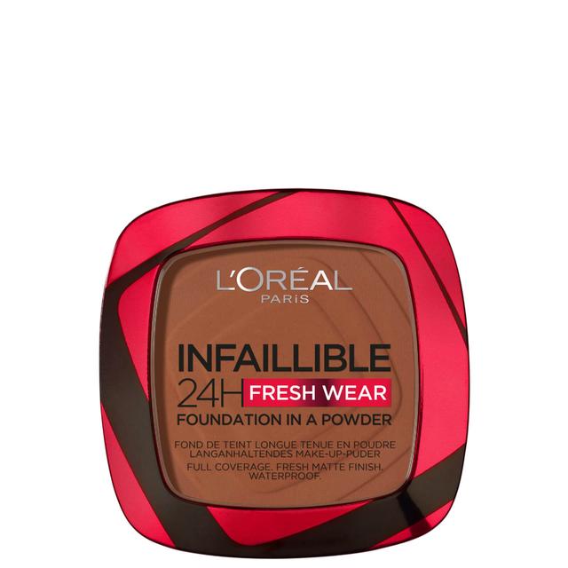 L'Oréal Paris Infallible 24 Hour Fresh Wear Foundation Powder 9g (Various Shades) - 375 Deep Amber on Productcaster.