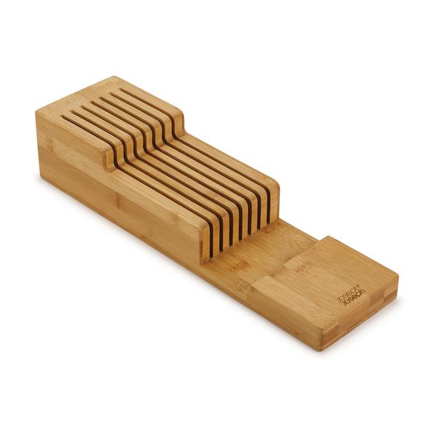 Joseph Joseph DrawerStore Bamboo 2-Tier Knife Organiser Brown on Productcaster.