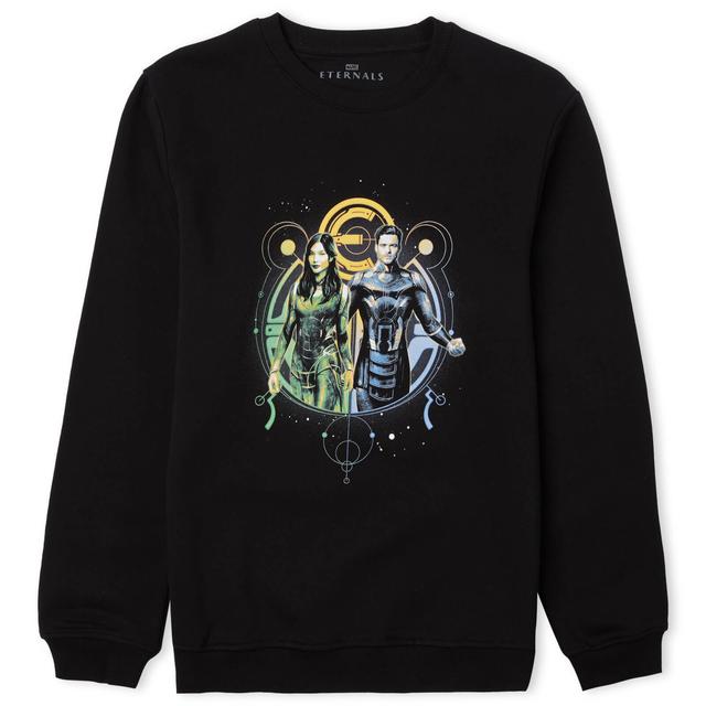 Marvel Eternals Sudadera Unisex Ikaris Y Sersi - Negra - S - Negro on Productcaster.