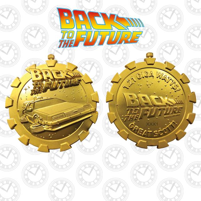 Back to the Future 24k verguld Stopwatch Limited Edition Medaillon - Zavvi Exclusief on Productcaster.