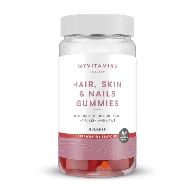 Myvitamins Hair Skin and Nails Gummies - 60gummies - Strawberry (Vegan) on Productcaster.