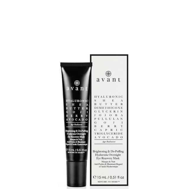 Avant Skincare Brightening and De-Puffing Hyaluronic Overnight Eye Recovery Mask 15ml on Productcaster.