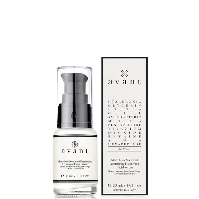 Avant Skincare Marvellous Nocturnal Resurfacing Hyaluronic Facial Serum 30ml on Productcaster.