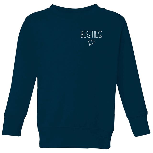 Besties Kids' Sweatshirt - Navy - 7-8 Jahre - Marineblau on Productcaster.