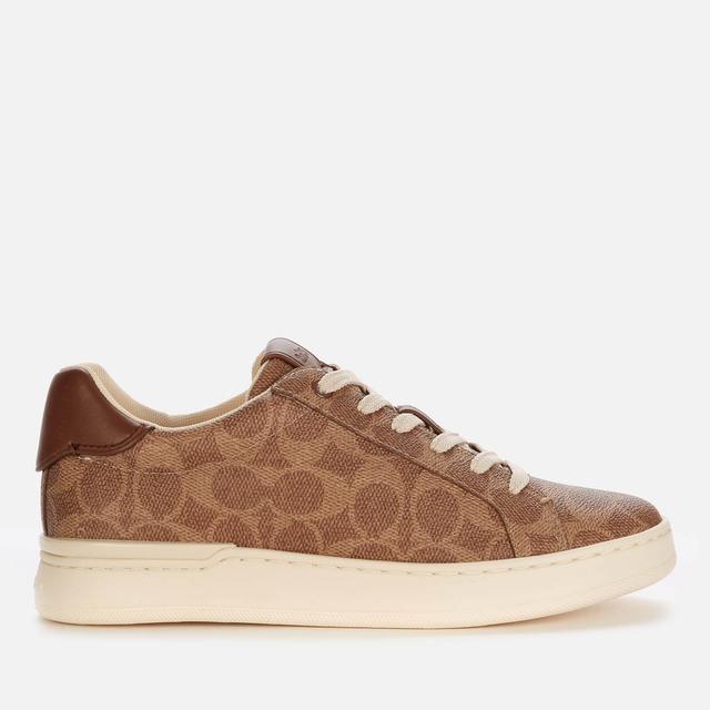 Coach Women's Lowline Coated Canvas Trainers - Tan - UK 4 on Productcaster.