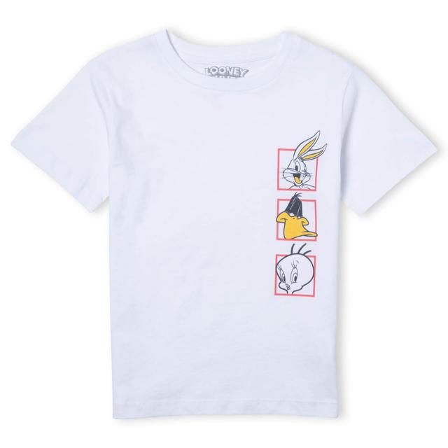 Looney Tunes Bugs Bunny, Daffy Duck, Tweety Pie Unisex T-Shirt - White - XXL - Weiß on Productcaster.