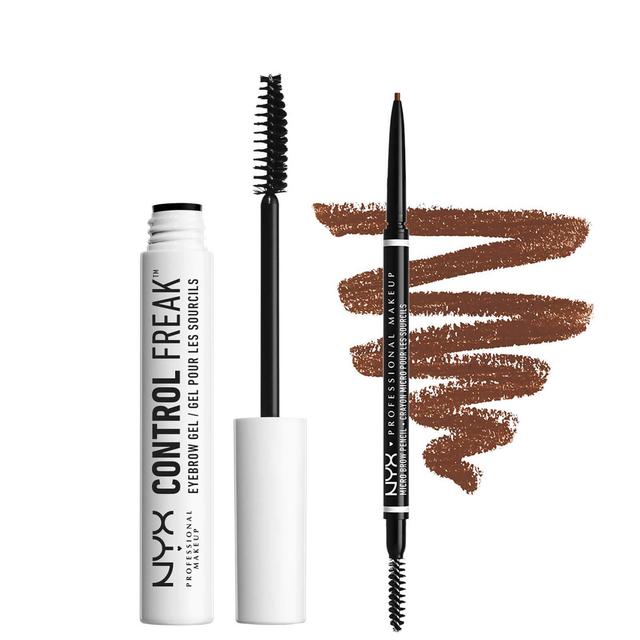 NYX Professional Makeup Tame and Define Brow Duo (Various Shades) - Chocolate on Productcaster.