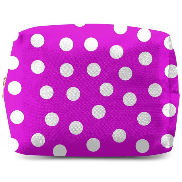 Cerise Polka Dots Wash Bag on Productcaster.