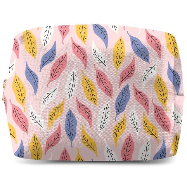 Retro Multi Leaves Wash Bag on Productcaster.