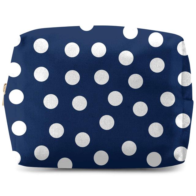 Navy Polka Dots Wash Bag on Productcaster.