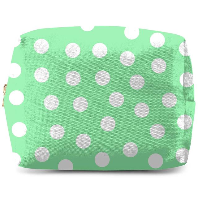 Mint Polka Dots Wash Bag on Productcaster.