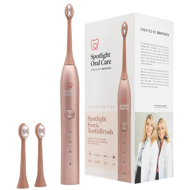 Spotlight Oral Care Exclusive Sonic Toothbrush - Rose Gold on Productcaster.