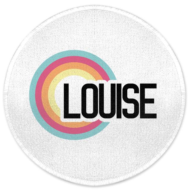 Decorsome Louise Rainbow Round Bath Mat on Productcaster.