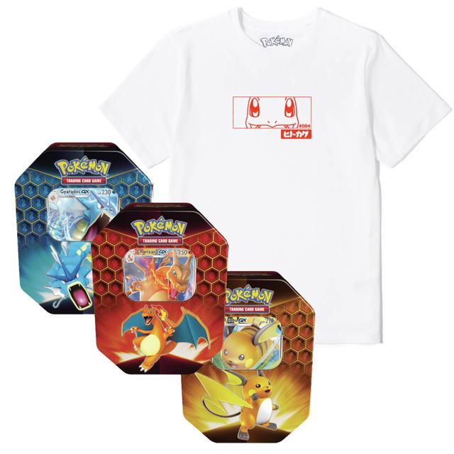 Pokémon Charmander Tee & Pokémon TCG: Hidden Fates Tin Bundle - Women's - 5XL on Productcaster.