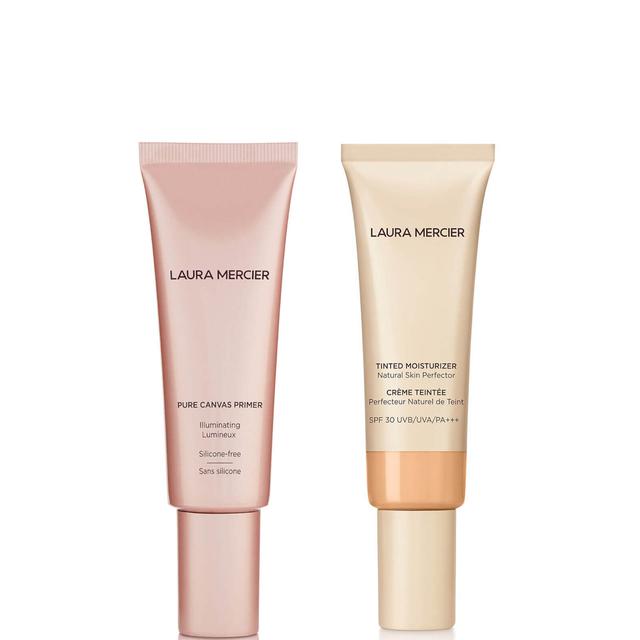 Laura Mercier Pure Canvas Illuminating Primer Bundle (Various Shades) - Porcelain on Productcaster.