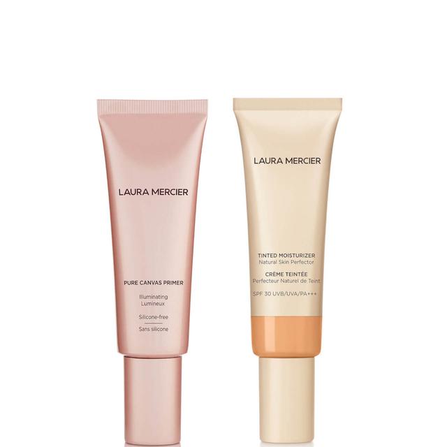 Laura Mercier Pure Canvas Illuminating Primer Bundle (Various Shades) - Blush on Productcaster.