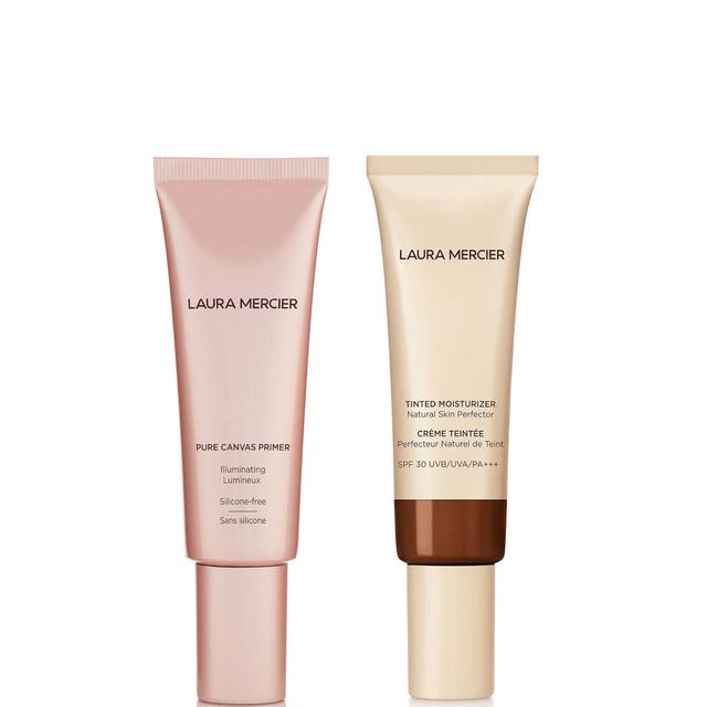 Laura Mercier Pure Canvas Illuminating Primer Bundle (Various Shades) - Cacao on Productcaster.