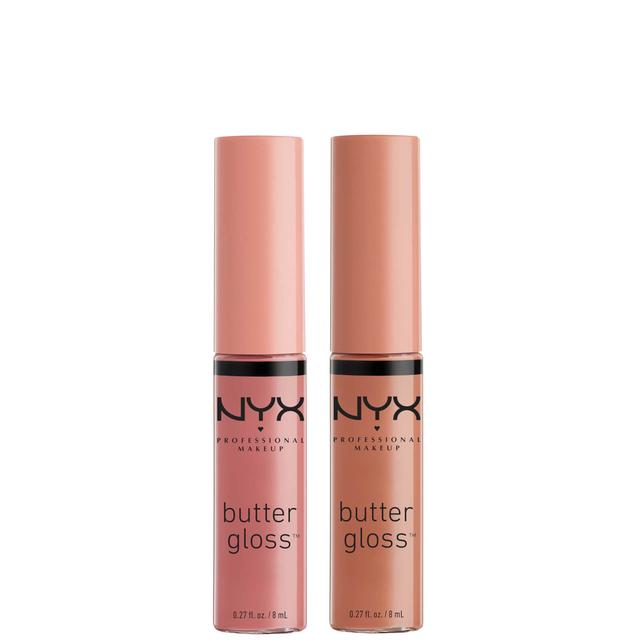 NYX Professional Makeup Butter Gloss Lip Gloss Duo - Madeleine and Tiramisu on Productcaster.