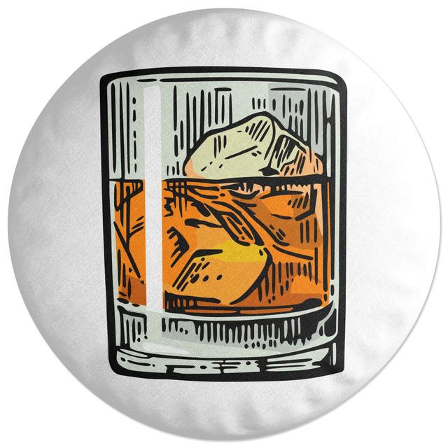 Decorsome Whisky Round Cushion on Productcaster.