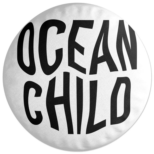 Decorsome Ocean Child Round Cushion on Productcaster.