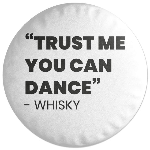 Decorsome Trust Me You Can Dance - Whisky Round Cushion on Productcaster.