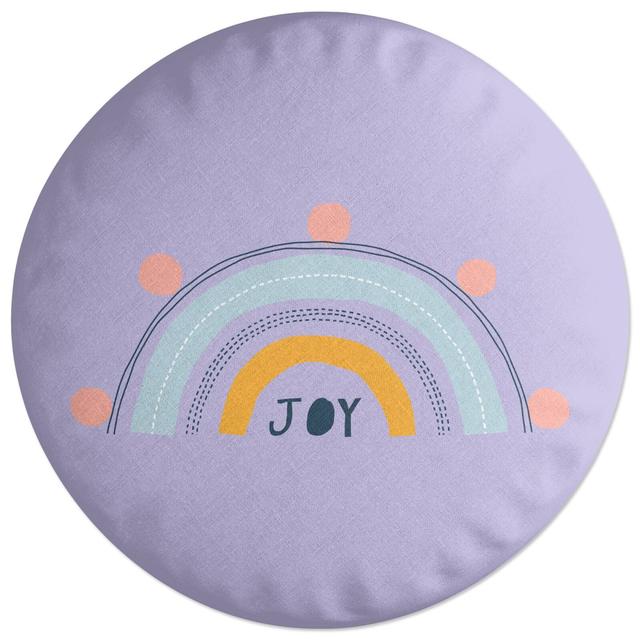 Decorsome Joy Rainbow Round Cushion on Productcaster.