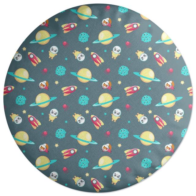 Decorsome A Space Adventure Round Cushion on Productcaster.