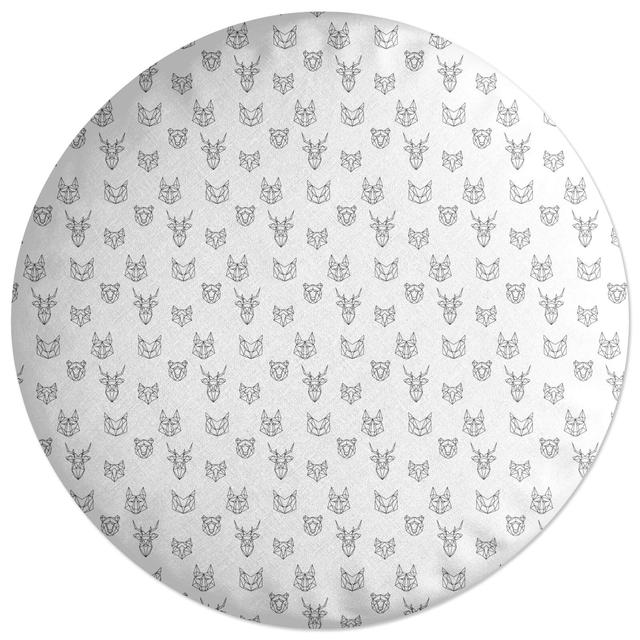 Decorsome Animals Of The Day Forest Round Cushion on Productcaster.