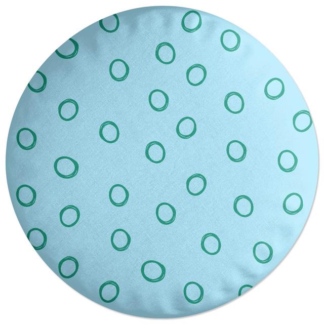 Decorsome Circles Round Cushion on Productcaster.