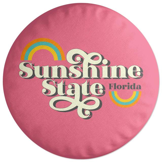 Decorsome Sunshine State Round Cushion on Productcaster.