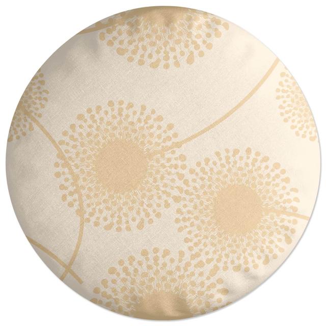 Decorsome Dandelions Round Cushion on Productcaster.