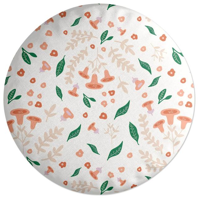 Decorsome Bells And Leaves Round Cushion on Productcaster.