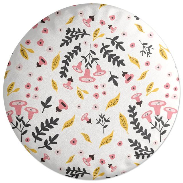 Decorsome Bells And Leaves Round Cushion on Productcaster.