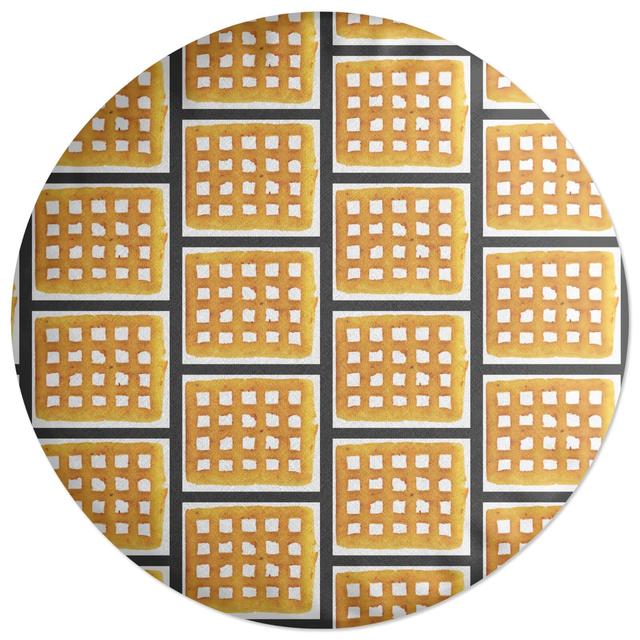 Decorsome Waffle Round Cushion on Productcaster.