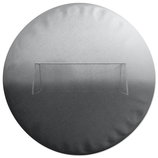 Decorsome Moody Goal Round Cushion on Productcaster.