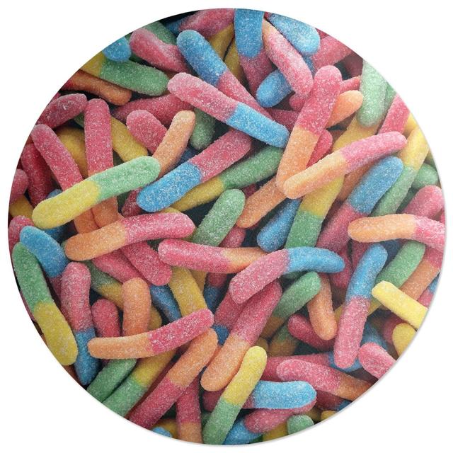 Decorsome Gummy Worms Round Cushion on Productcaster.