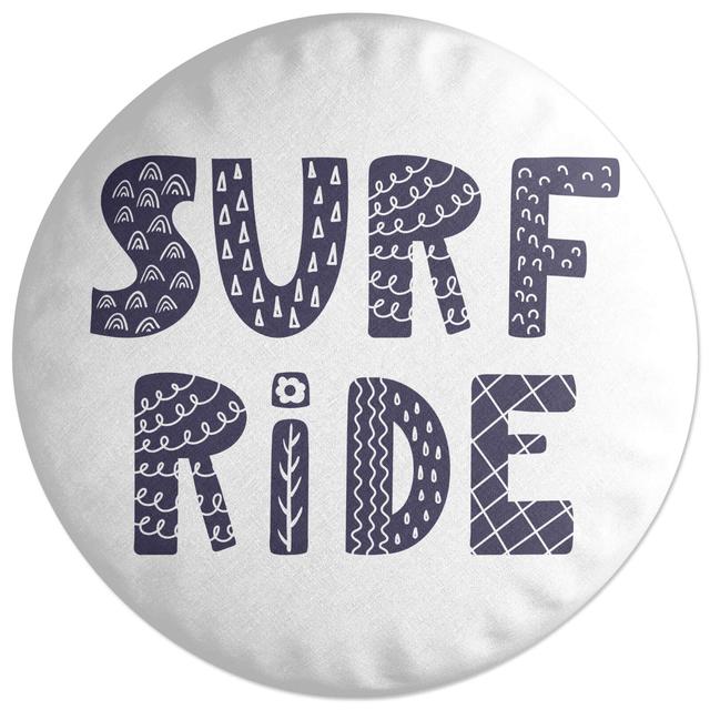 Decorsome Surf Ride Round Cushion on Productcaster.