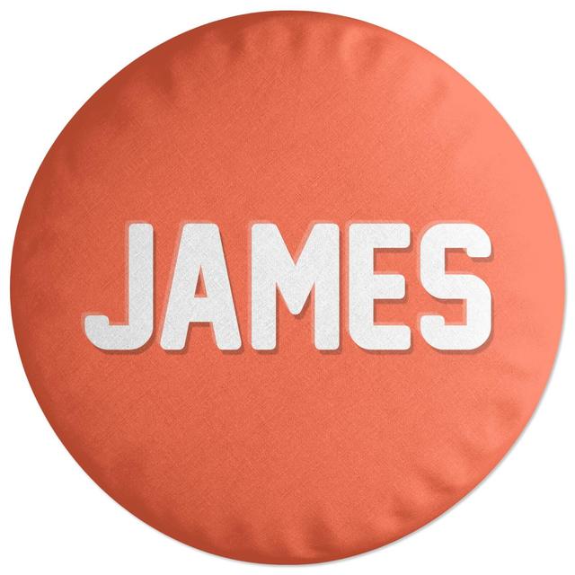 Decorsome Embossed James Round Cushion on Productcaster.