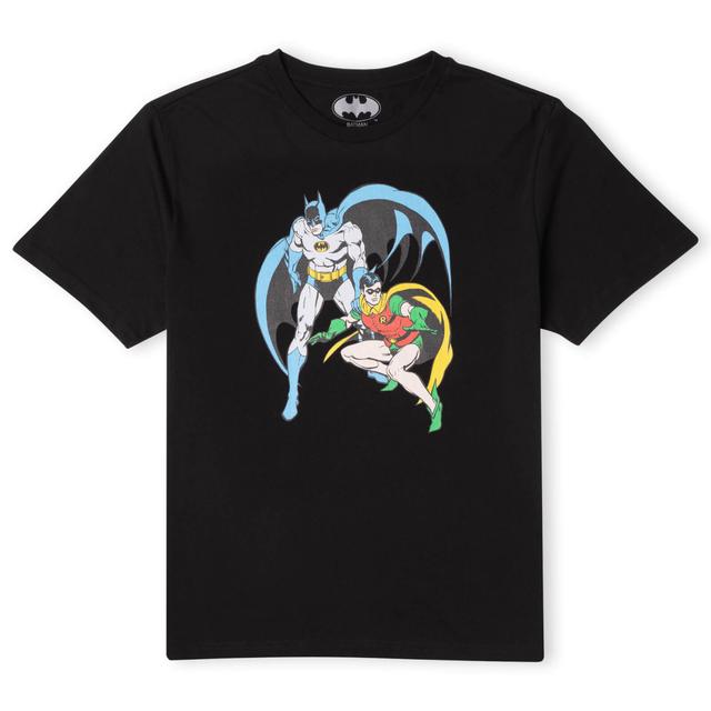 DC Batman & Robin Kids' T-Shirt - Black - 9-10 år - Svart on Productcaster.