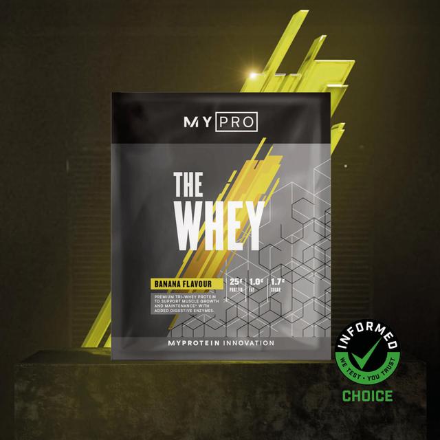 Myprotein THE Whey V2 (Sample) - 30g - Banán on Productcaster.