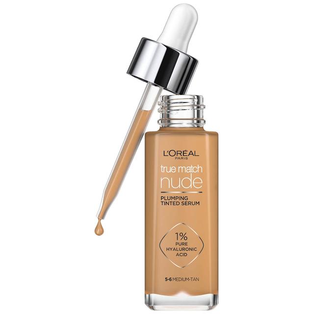 L'Oréal Paris True Match Nude Plumping Tinted Serum (Various Shades) - 5-6 Medium Tan on Productcaster.