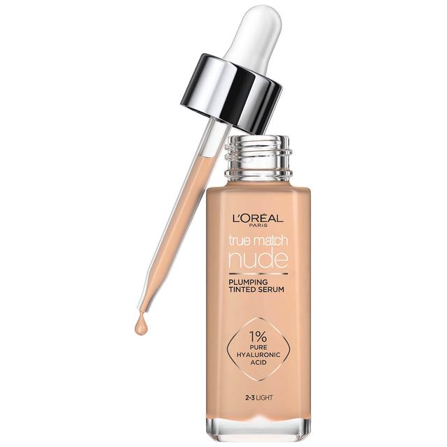 L'Oréal Paris True Match Nude Plumping Tinted Serum (Various Shades) - 2-3 Light on Productcaster.