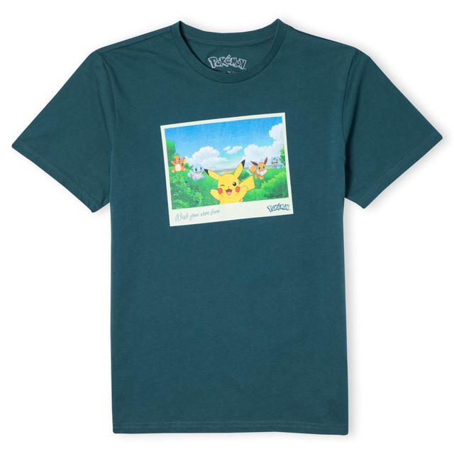 Camiseta unisex Wish You Were Here de Pokémon - Verde - L on Productcaster.