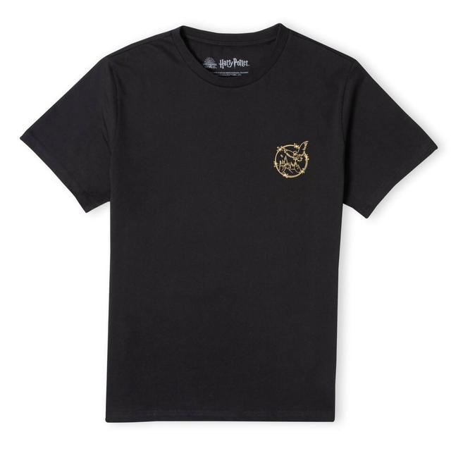 Harry Potter Metallic Pocket Print Men's T-Shirt - Black - L - Black on Productcaster.