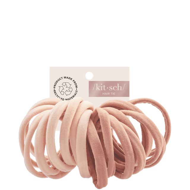 Kitsch Recycled Nylon Elastics (Various Colours) - Blush on Productcaster.