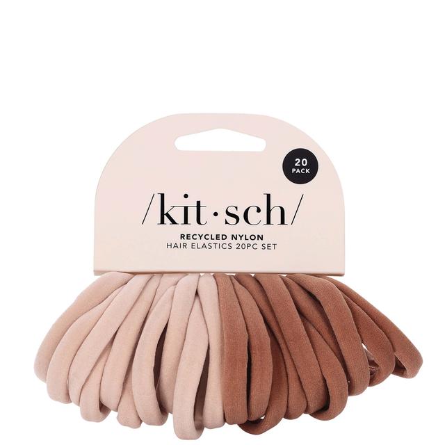 Kitsch Recycled Nylon Elastics (Various Colours) - Blush on Productcaster.