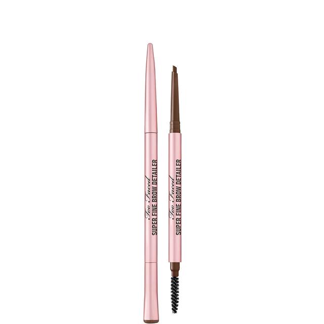 Too Faced Superfine Brow Detailer Ultra Slim Brow Pencil 0.08g (Various Shades) - Dark Brown on Productcaster.