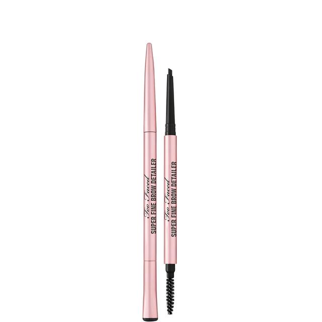 Too Faced Superfine Brow Detailer Ultra Slim Brow Pencil 0.08g (Various Shades) - Soft Black on Productcaster.