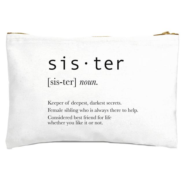 Sister Definition Zipped Pouch on Productcaster.